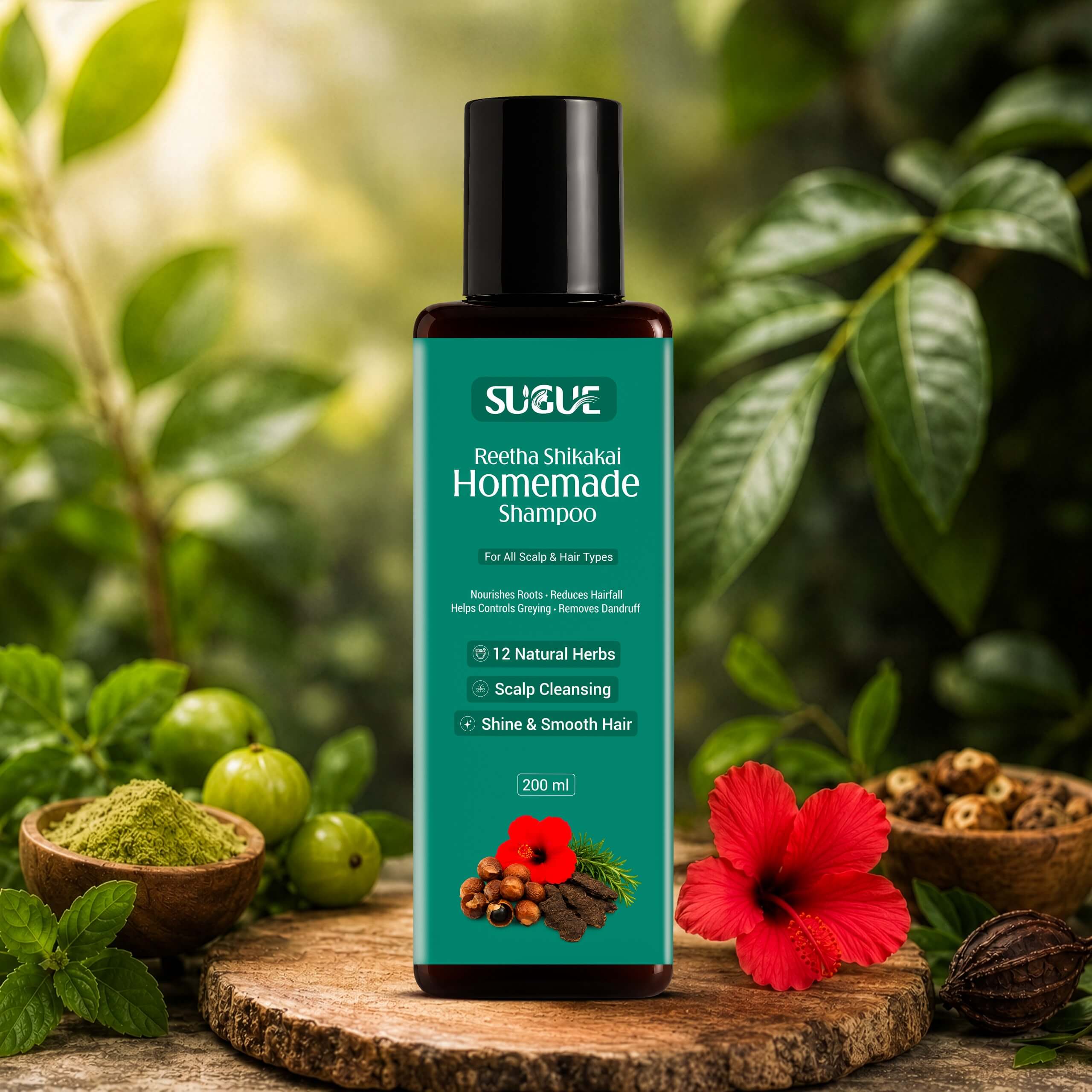 herbaloil-image Reetha Shikakai Homemade Shampoo - Image 1